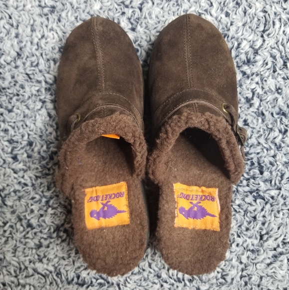 Rocket Dog Fuzzy Slip On Clogs - Picture 3 of 8